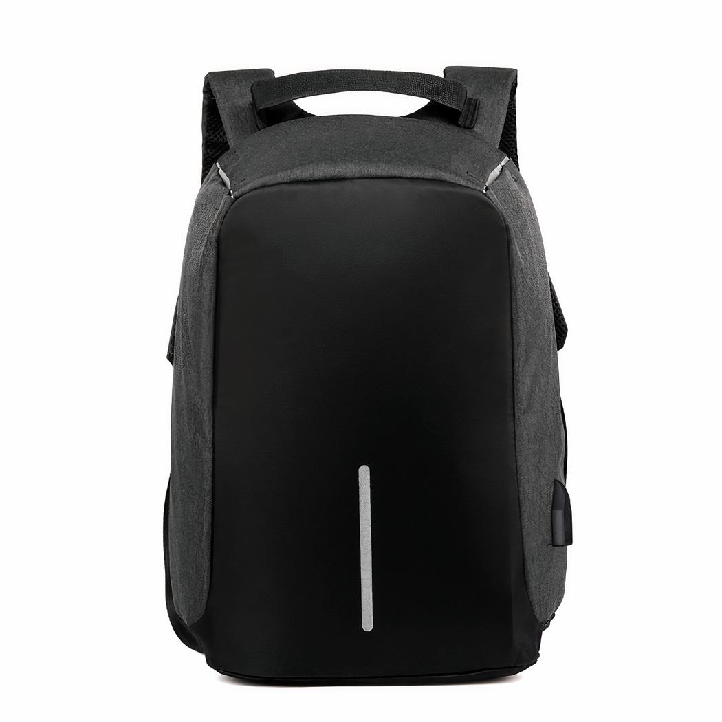 Anti-Theft Waterproof Backpack with USB Charging Port & Reflective Strips