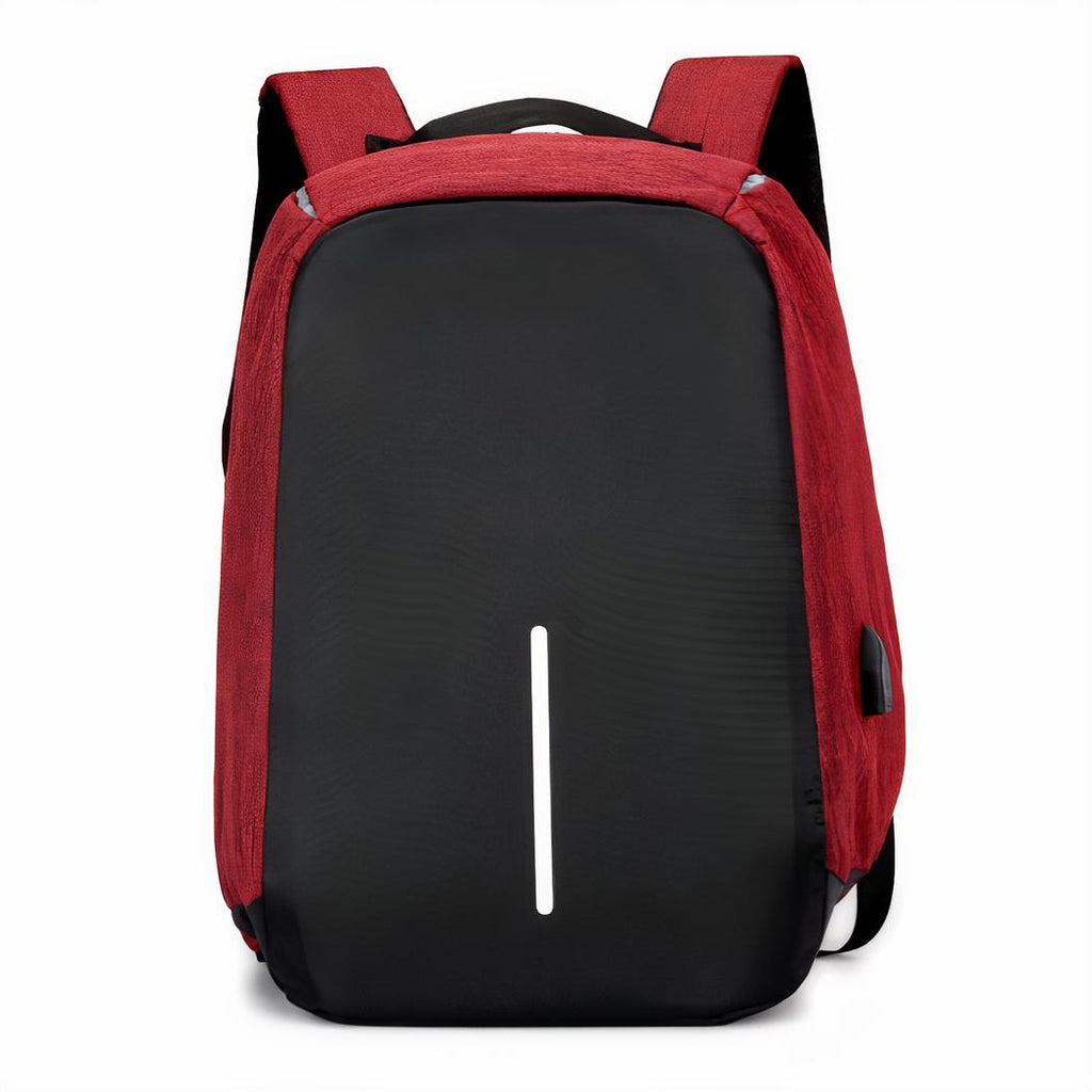 Anti-Theft Waterproof Backpack with USB Charging Port & Reflective Strips
