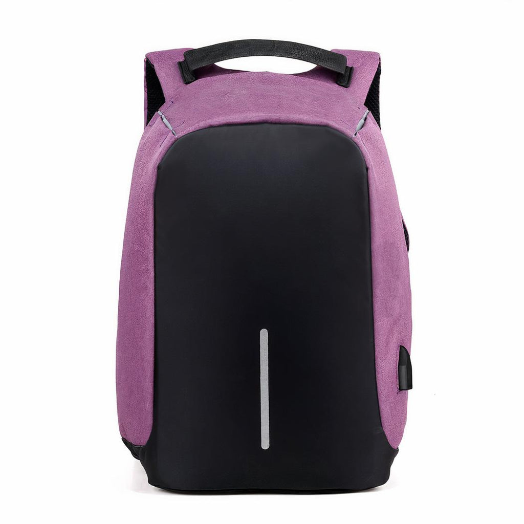 Anti-Theft Waterproof Backpack with USB Charging Port & Reflective Strips