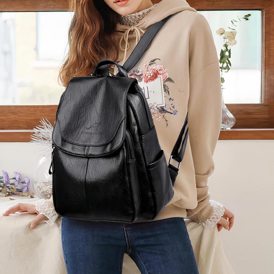 Elegant Vegan Leather Backpack for Women