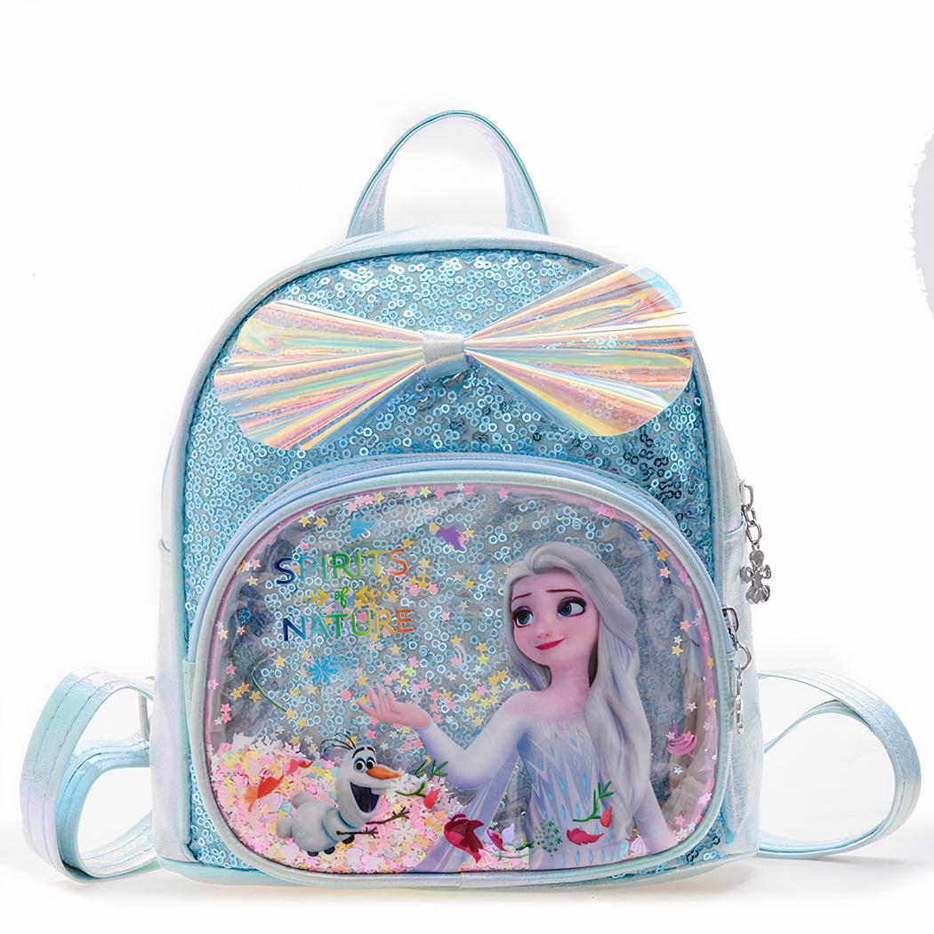 Frozen Elsa Glitter Backpack for Girls