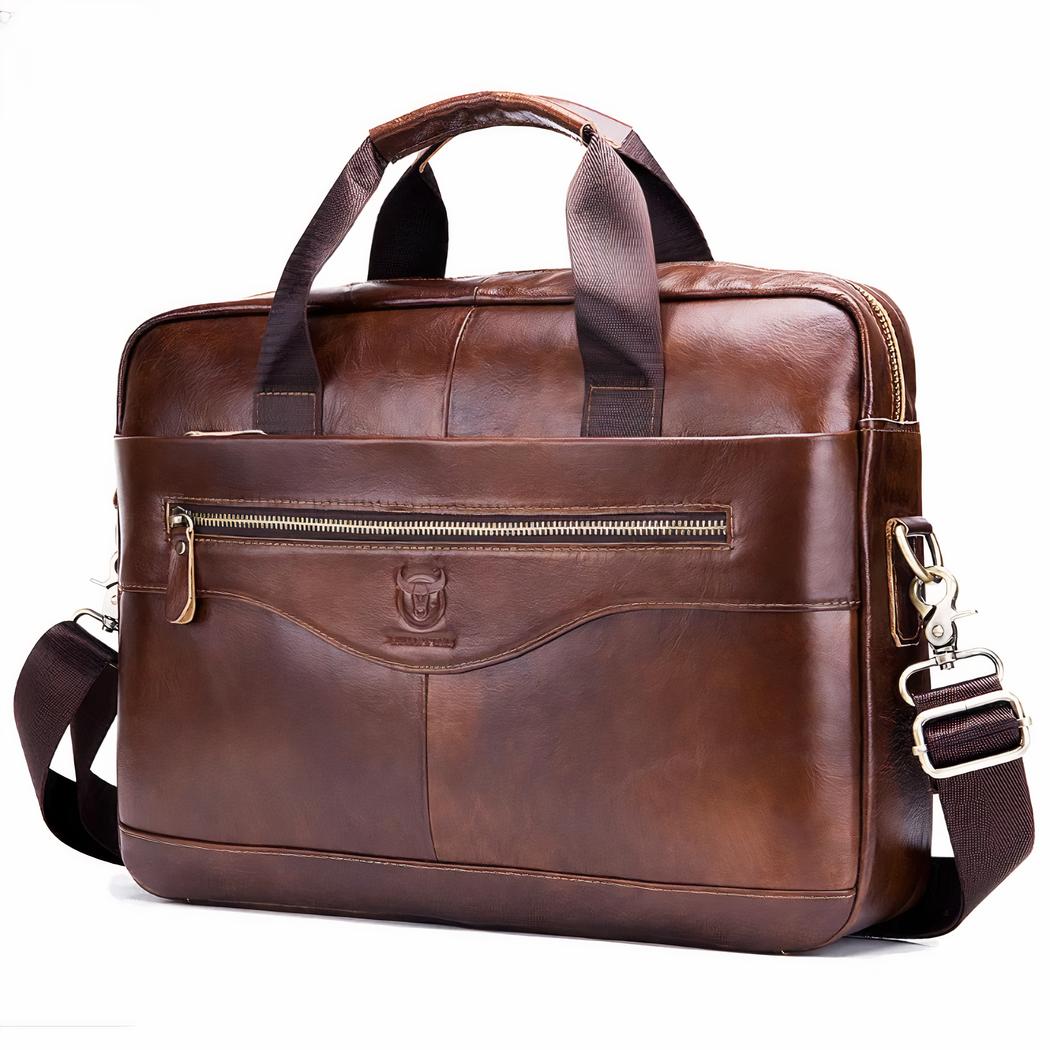 Leather Briefcase Bag for Men