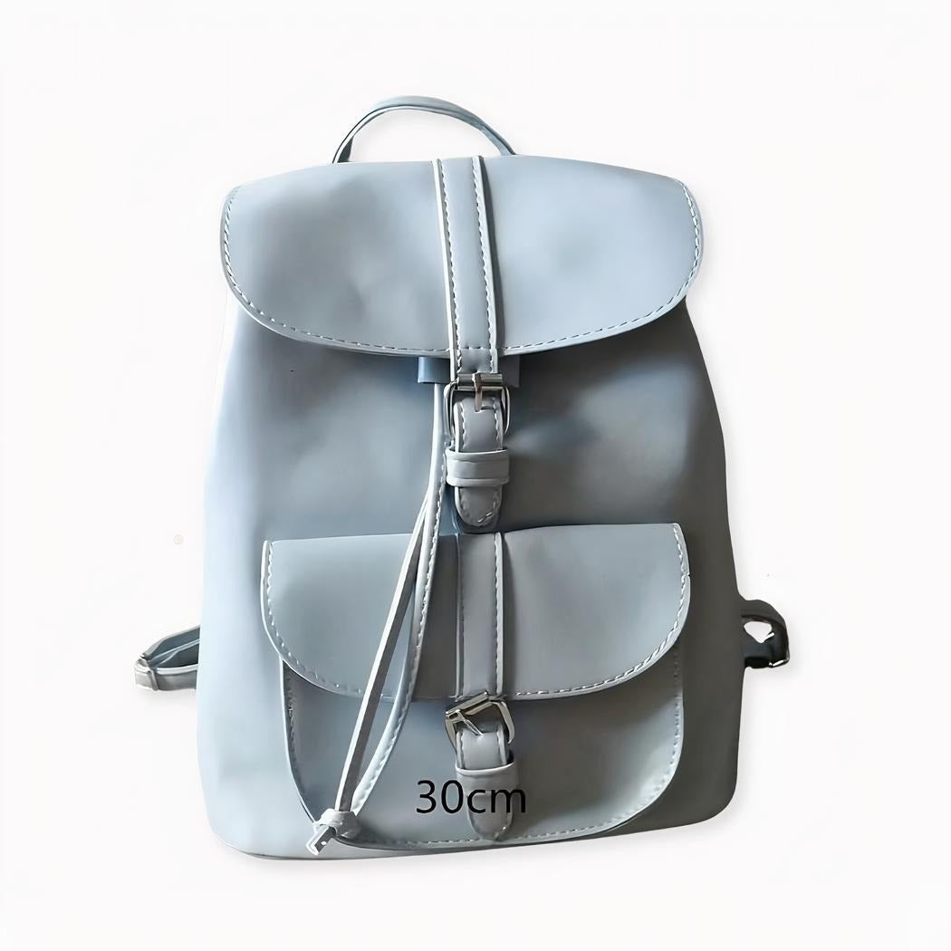 Retro Faux Leather Mini Backpack for Women