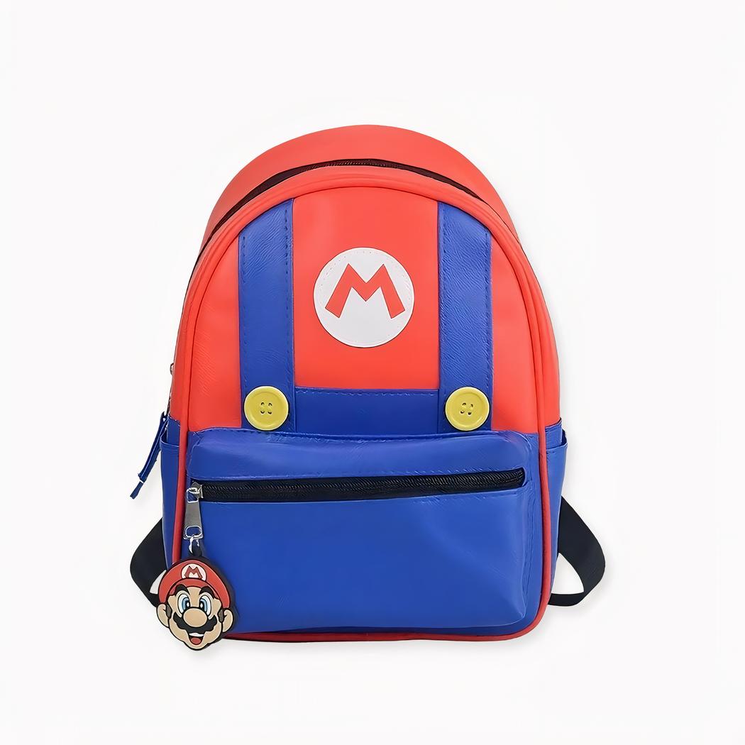 Super Mario Blue and Red Backpack for Kids